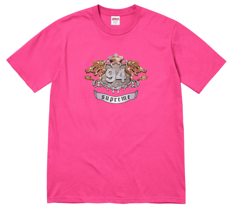 Supreme Supreme Diamonds Tee (FW24) Fuchsia Size Small Size US S / EU 44-46 / 1 - 1 Thumbnail