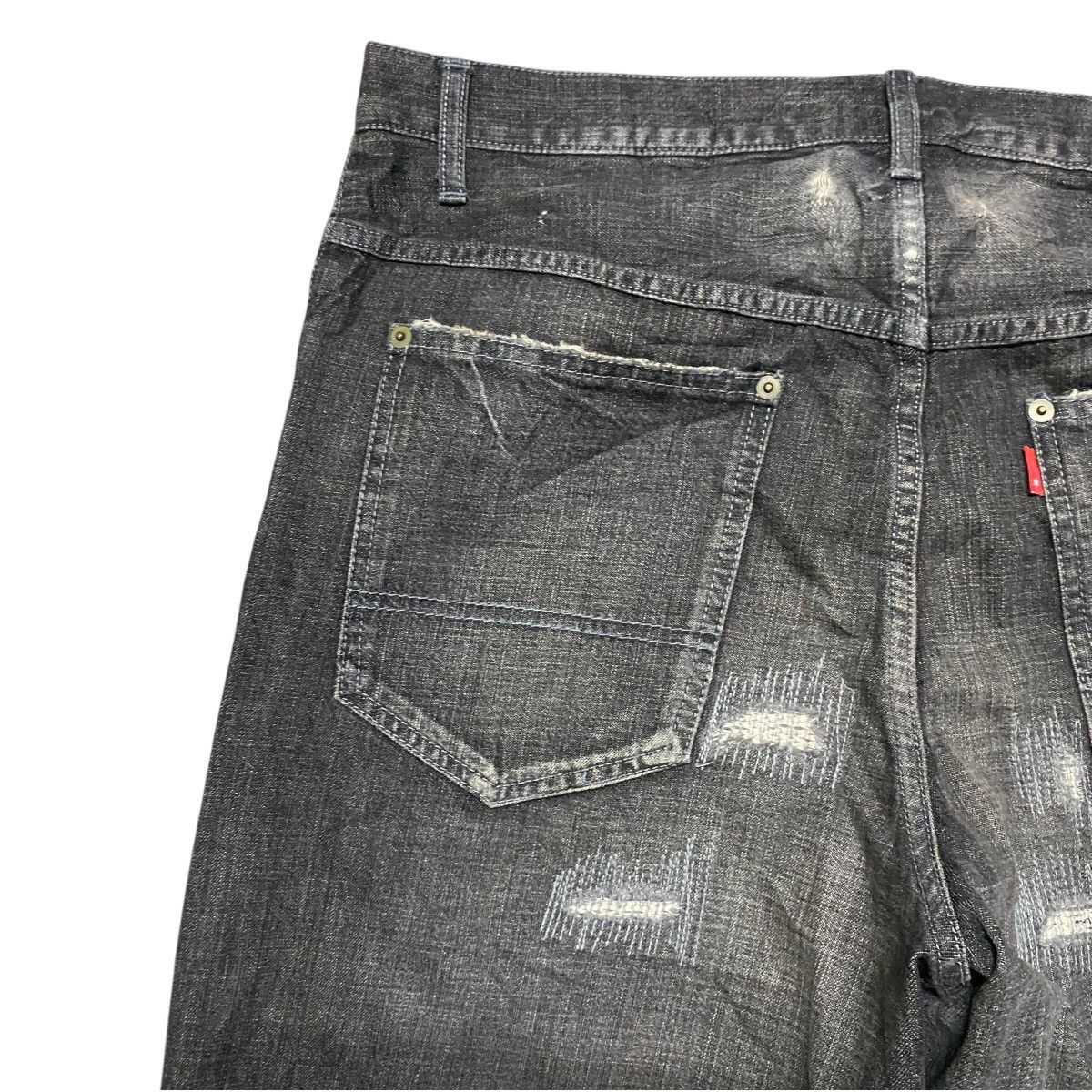 Engineered Garments COOTIE Black Distressed Denim Jeans Size US 36 / EU 52 - 11 Thumbnail