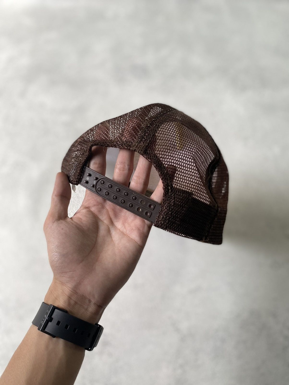 Japanese Brand × Vintage vintage 90’s Trucker hat Big boppers Brown Travis scott Size ONE SIZE - 9 Thumbnail