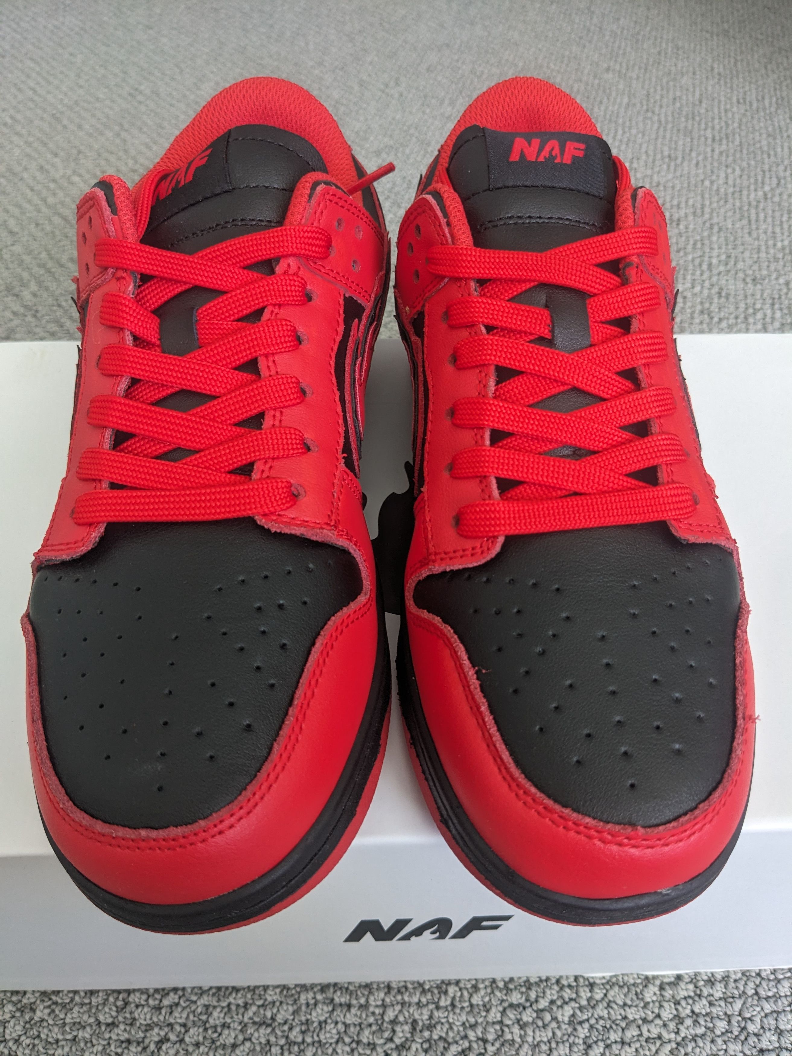 Other NAF Global Shoes In Red/Black Color Size US 8 / EU 41 - 1 Thumbnail
