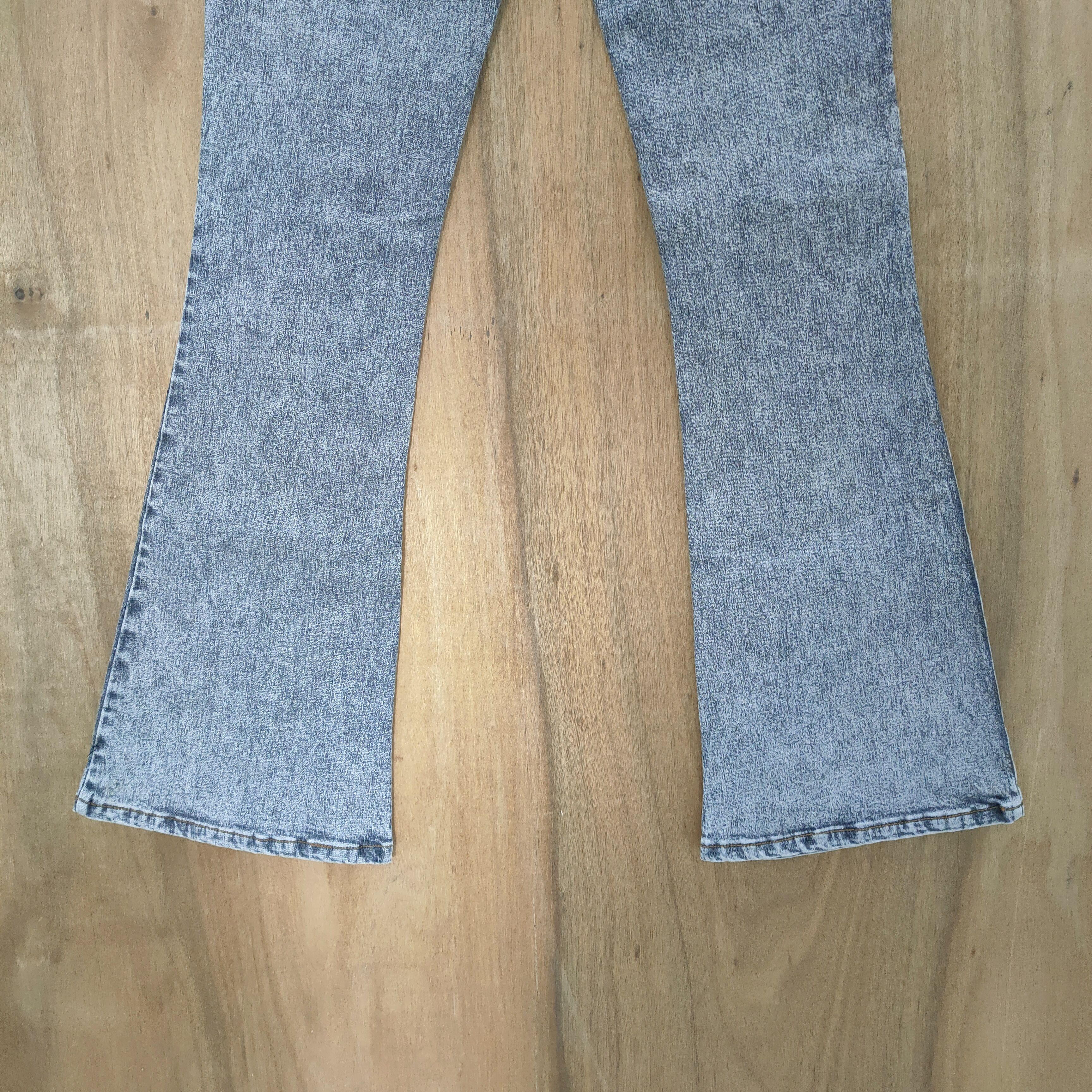 Japanese Brand CYNTHI MULTIZIPPER WOMAN FLARED JEANS PANTS Size US 27 - 12 Thumbnail