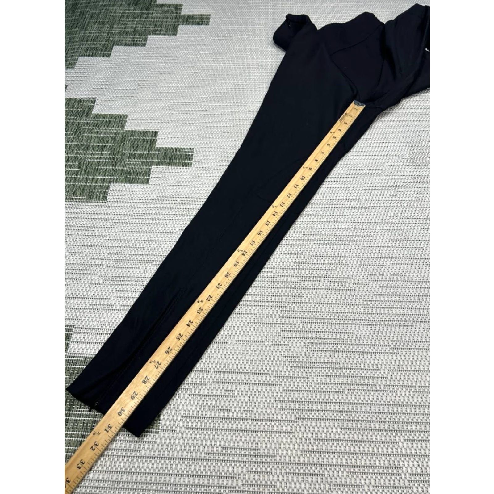 Stella McCartney Stella McCartney Leggings Womens 38 Black Wool Ankle Zip Stretch Skinny Non-Numeric: 38? Size 26" / US 2 / IT 38 - 7 Thumbnail