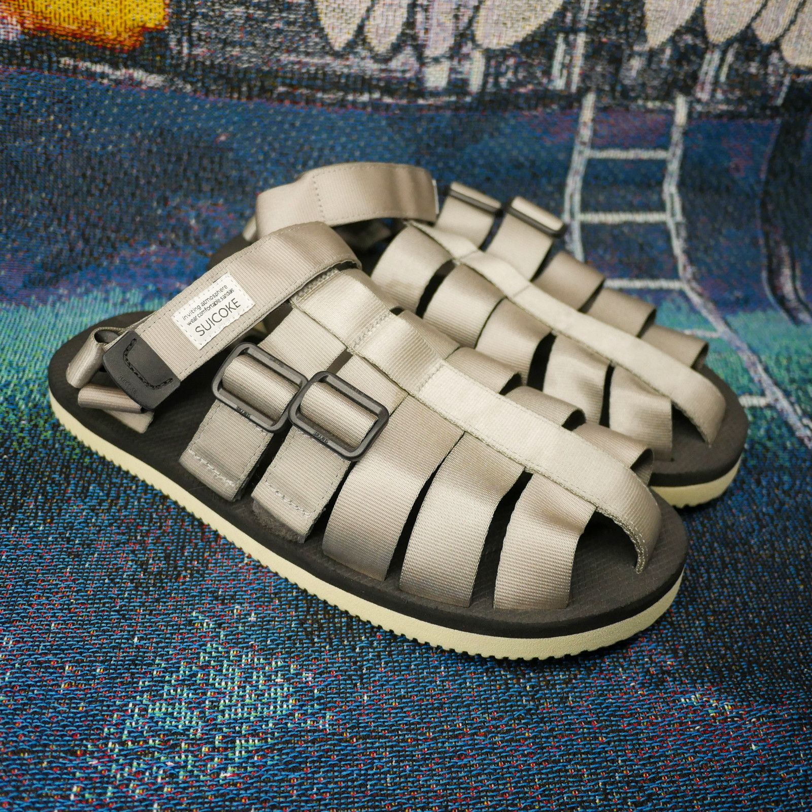 Suicoke Suicoke Shaco Gray Sandals Size US 8 / EU 41 - 3 Thumbnail