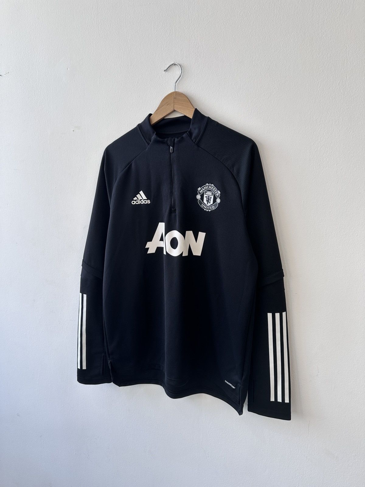 Adidas Adidas Manchester United 20/21 Training Top Quarter Zip L Size US L / EU 52-54 / 3 - 4 Thumbnail