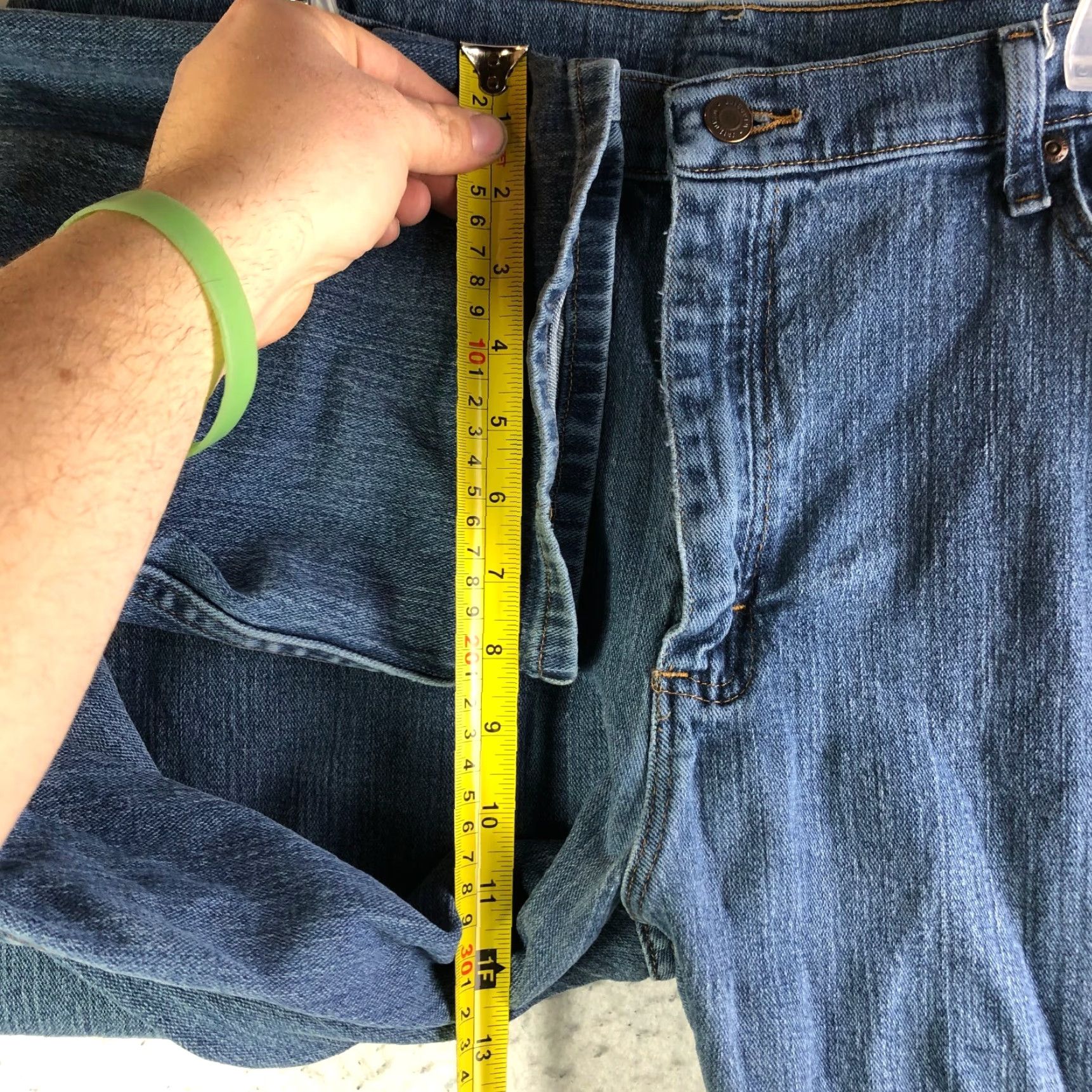 Wrangler Wrangler Jeans Regular Fit Mens 38x29 Mid Rise Straight Leg Denim Blue Jeans Size US 38 / EU 54 - 4 Thumbnail