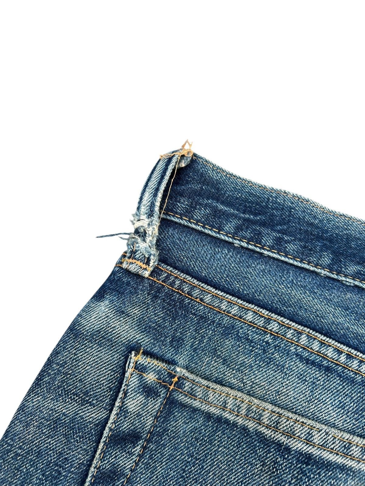 Kapital Thrashed Vintage Studio Dartisan Selvedge Denim Jeans Size US 31 - 16 Thumbnail