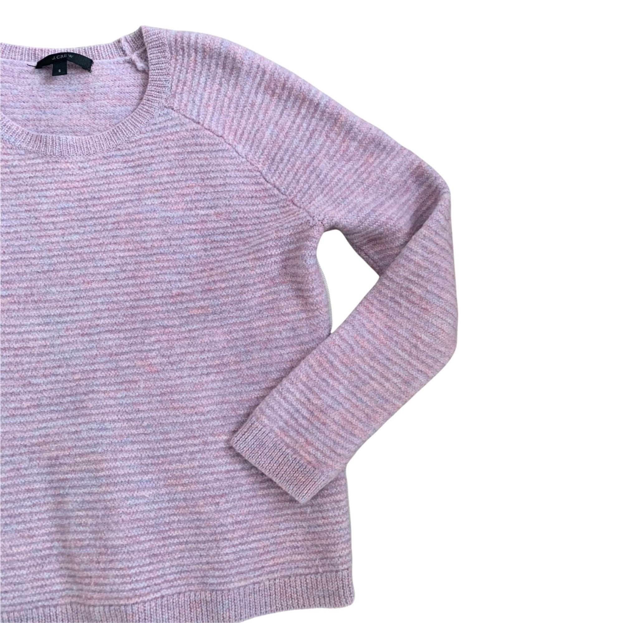 J.Crew J. Crew 100% Merino Wool Textured Ribbed Pastel Sweater S Size S / US 4 / IT 40 - 3 Thumbnail