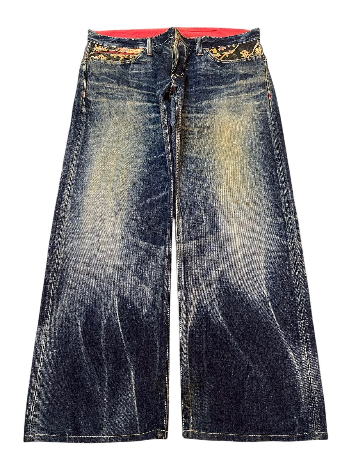 Eternal Vintage Japan Eternal Mud Thunder Wash Style Baggy Jeans Size US 36 / EU 52 - 1 Thumbnail