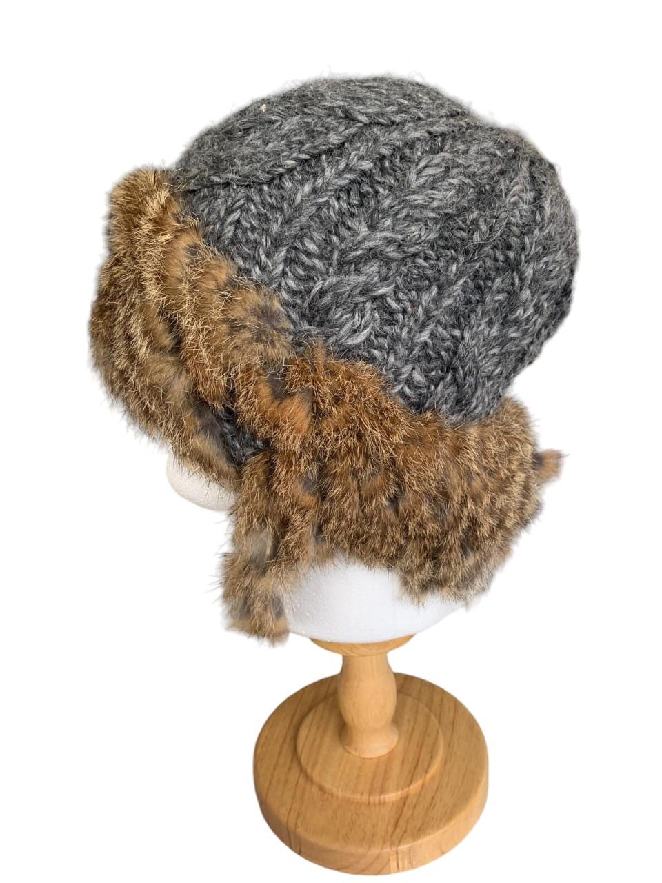 14th Addiction × Japanese Brand × Le Grande Bleu (L.G.B.) Punk Style Knitted Fur Beanie Hat Size ONE SIZE - 7 Thumbnail