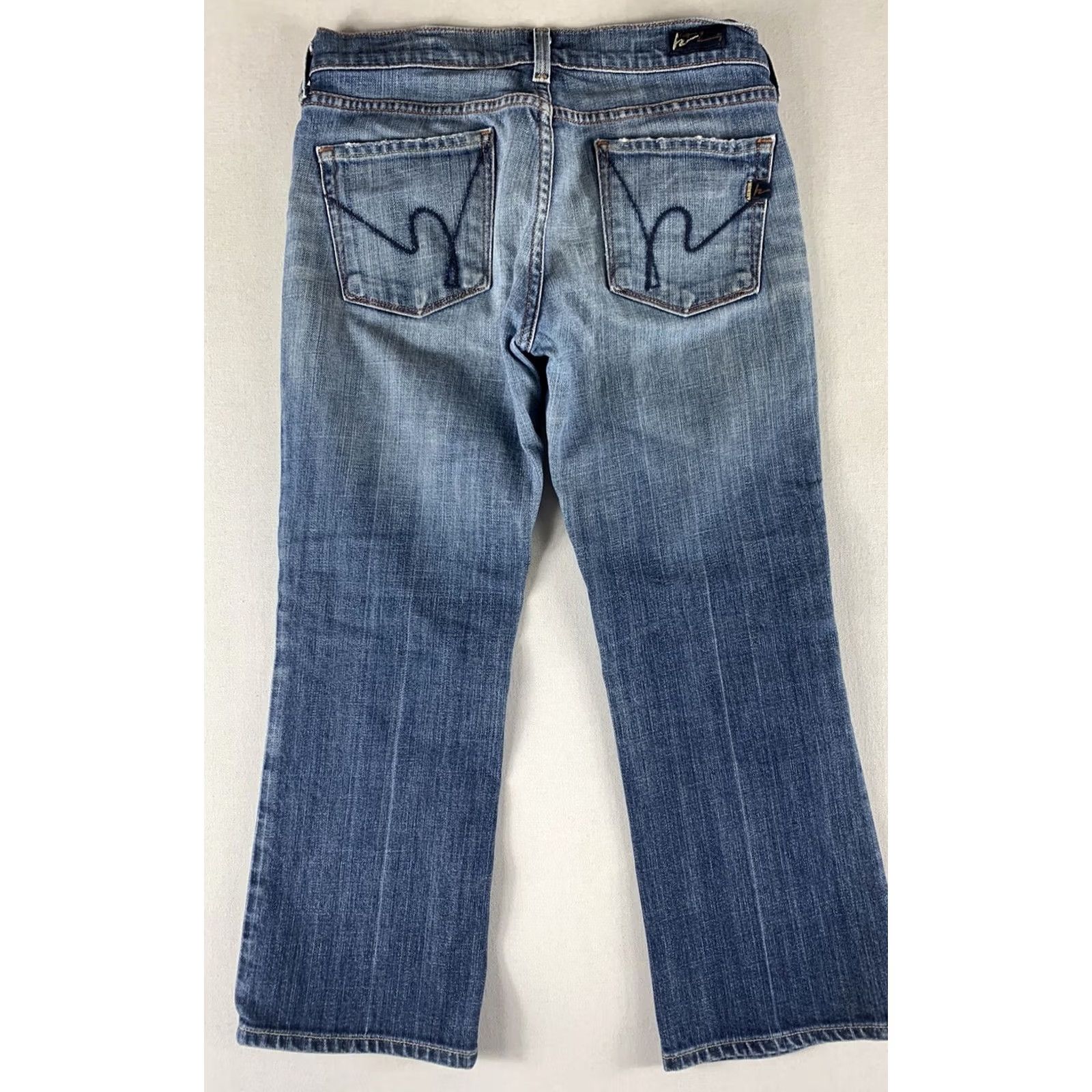 Citizens Of Humanity Citizens of Humanity Jeans Womens 27 Blue Stretch Low Waist Cropped 30X23 Size 27" / US 4 / IT 40 - 2 Thumbnail