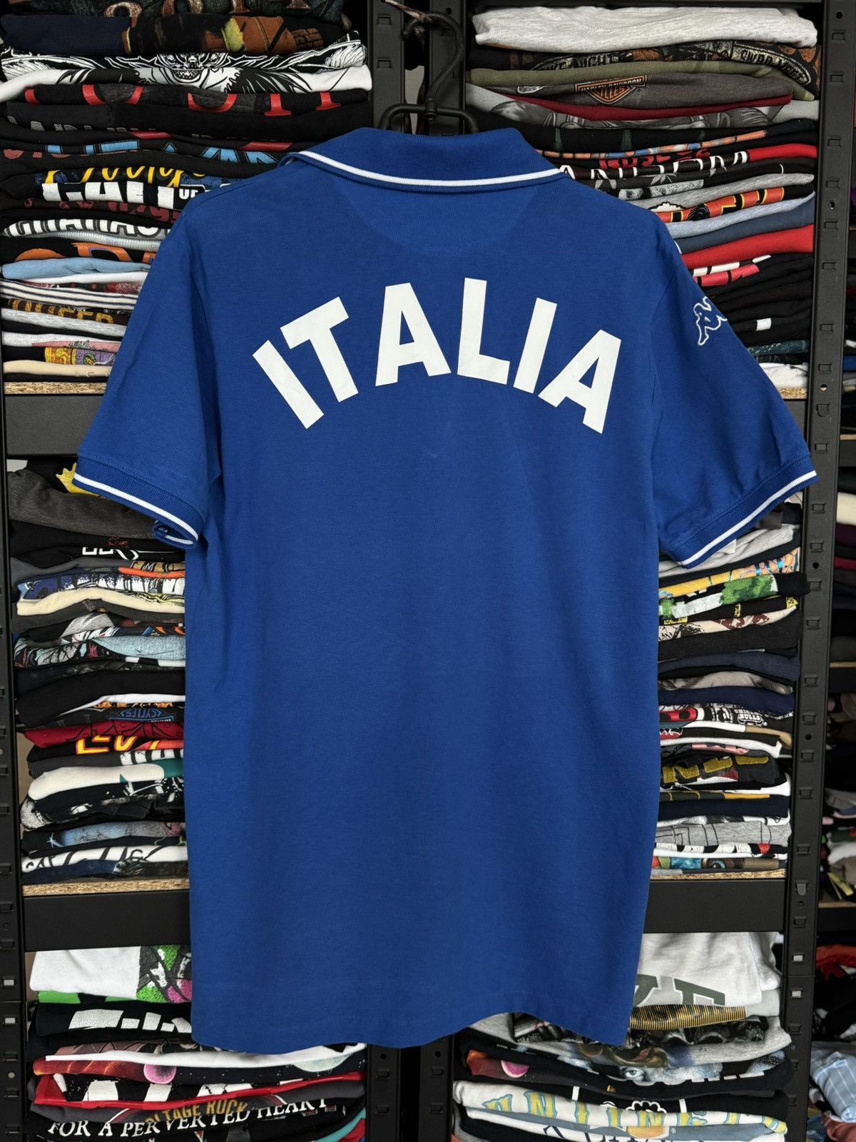 Kappa Kappa Italy polo tee Big logo Size US L / EU 52-54 / 3 - 2 Thumbnail