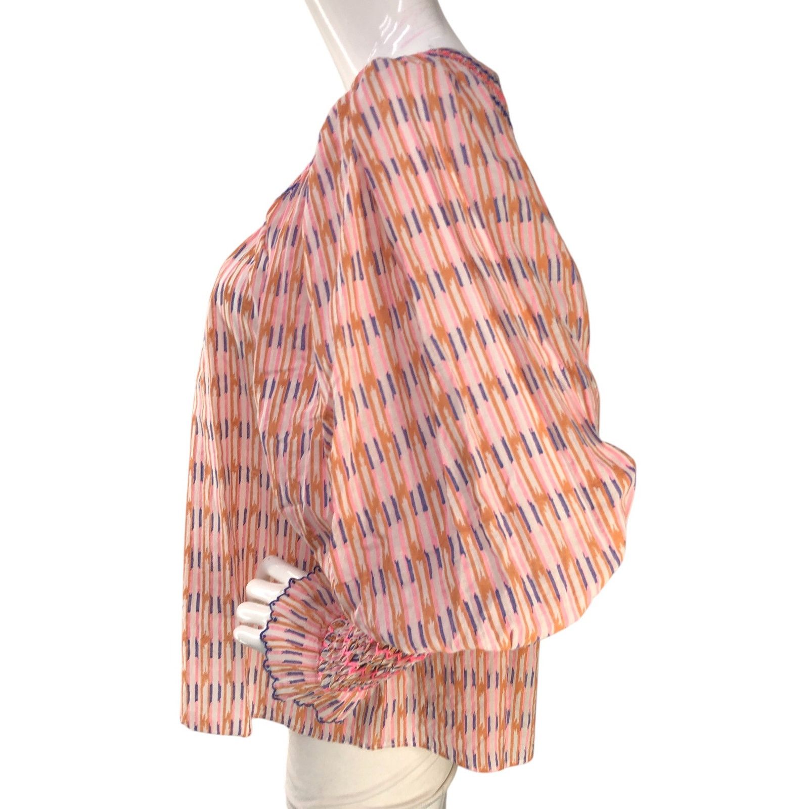 Other Thierry Colson Size XS Top Valeska Blouse Smocked Sleeve Size XS / US 0-2 / IT 36-38 - 5 Thumbnail