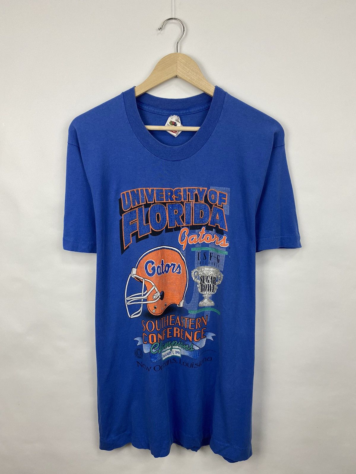 Fruit Of The Loom 🏈🐊 Vintage 1993 Florida Gators NFL Football Jersey Rugby Y2K Size US L / EU 52-54 / 3 - 2 Thumbnail
