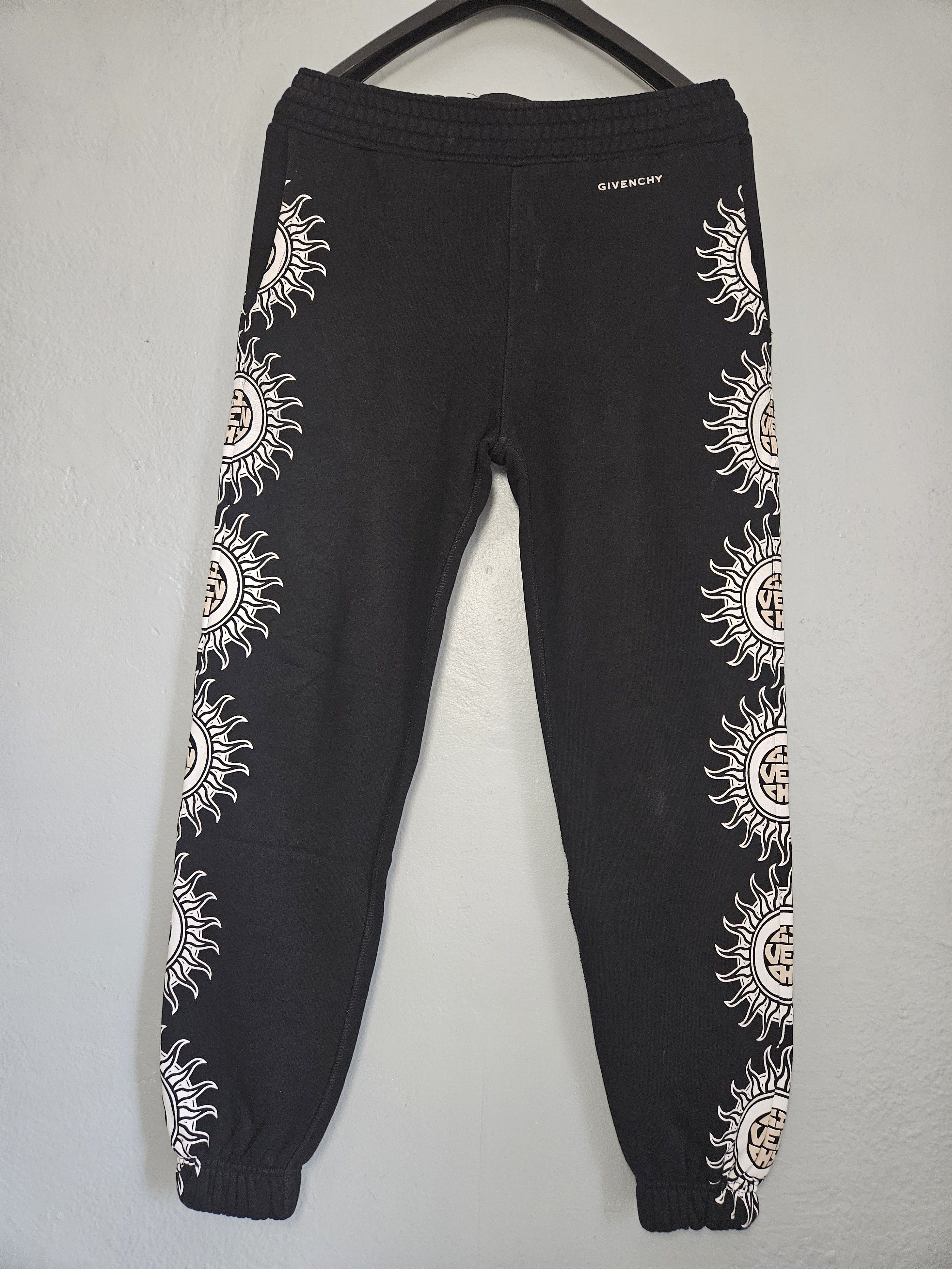 Givenchy Sun Logo Black Joggers
