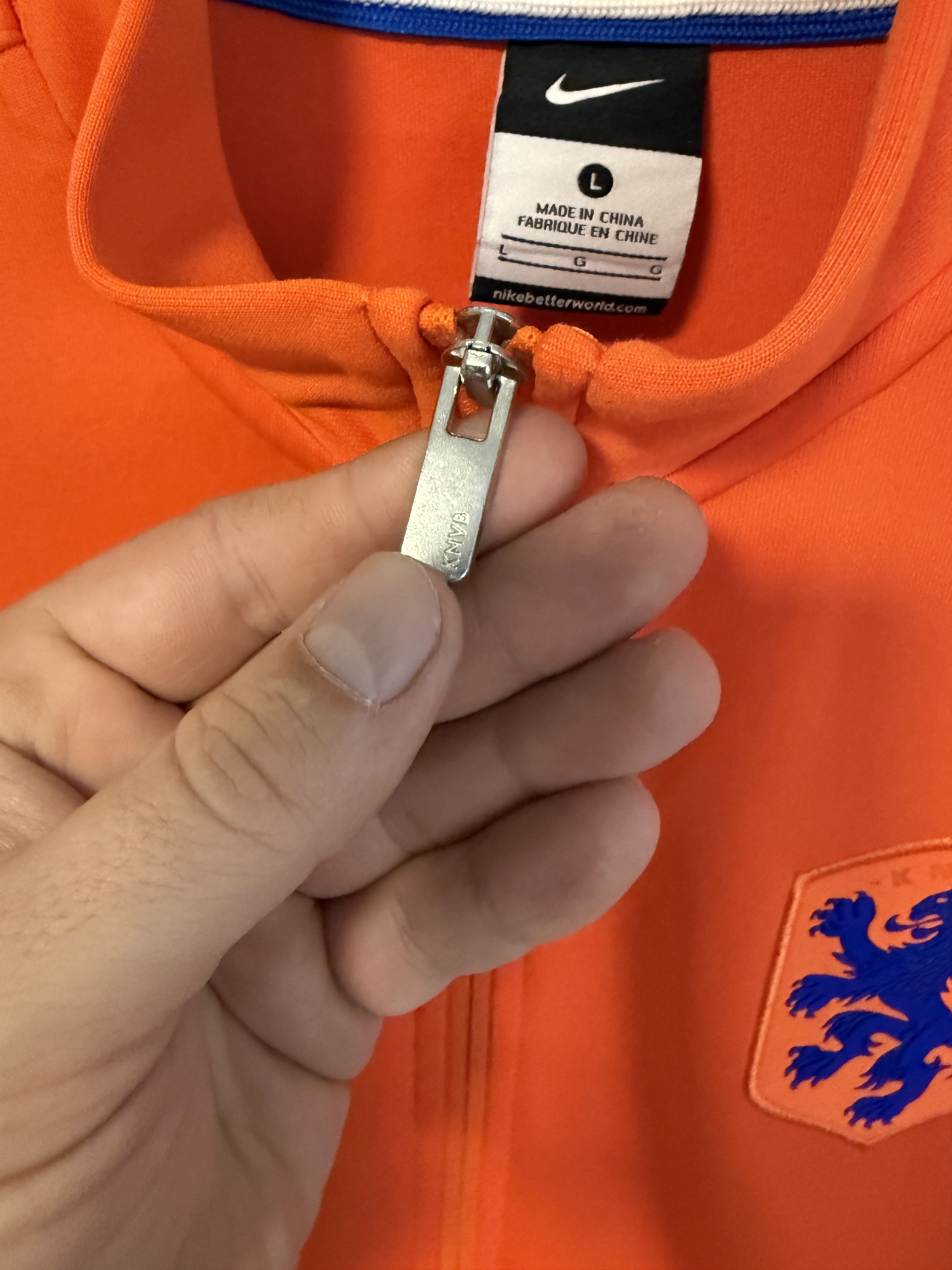Nike 2016-17 Netherlands Nike Track Jacket Size US L / EU 52-54 / 3 - 6 Thumbnail