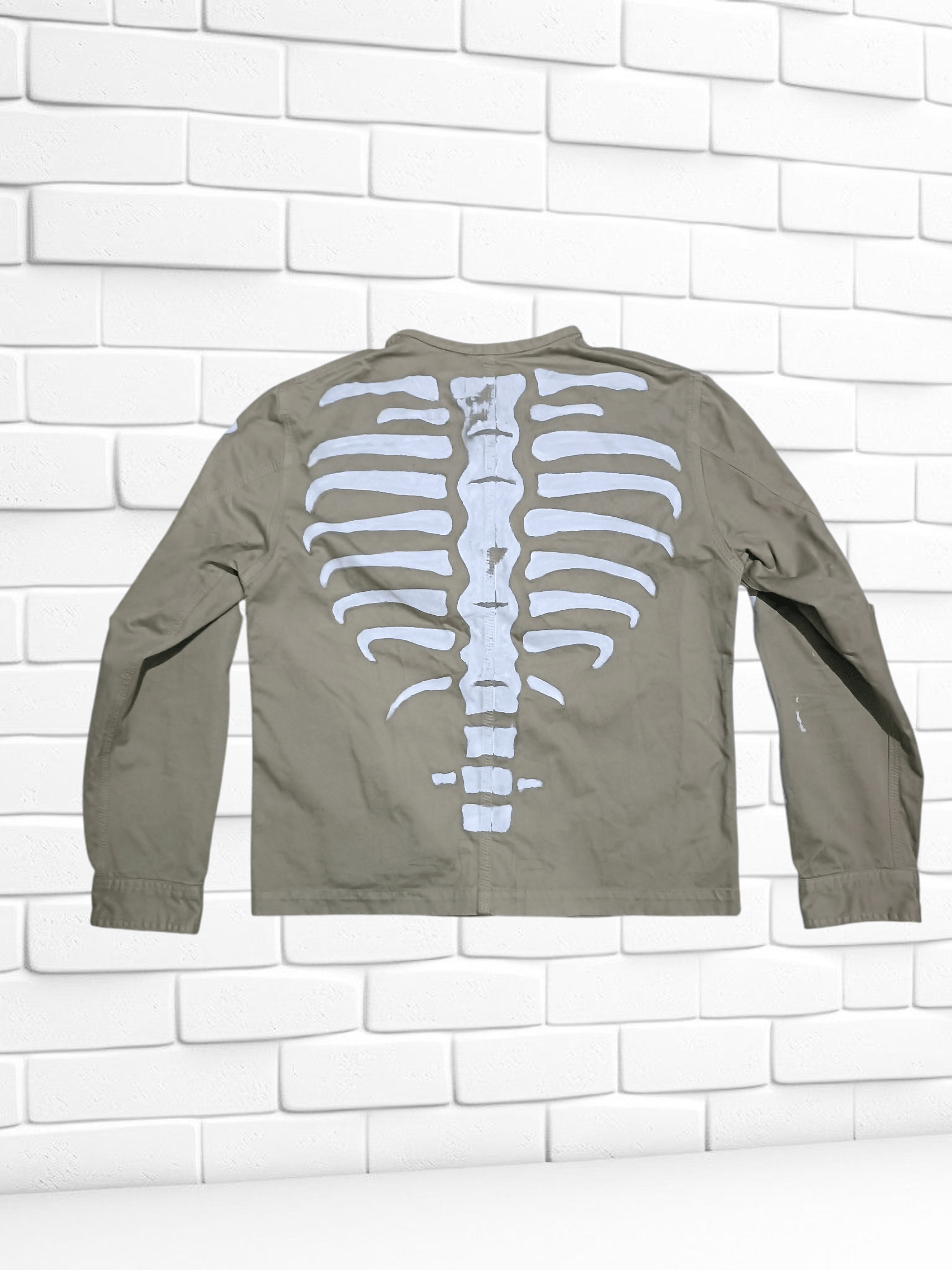Japanese Brand Japanese Brand Custom Made Paint Unfinished Skeleton Jacket Size US M / EU 48-50 / 2 - 7 Thumbnail