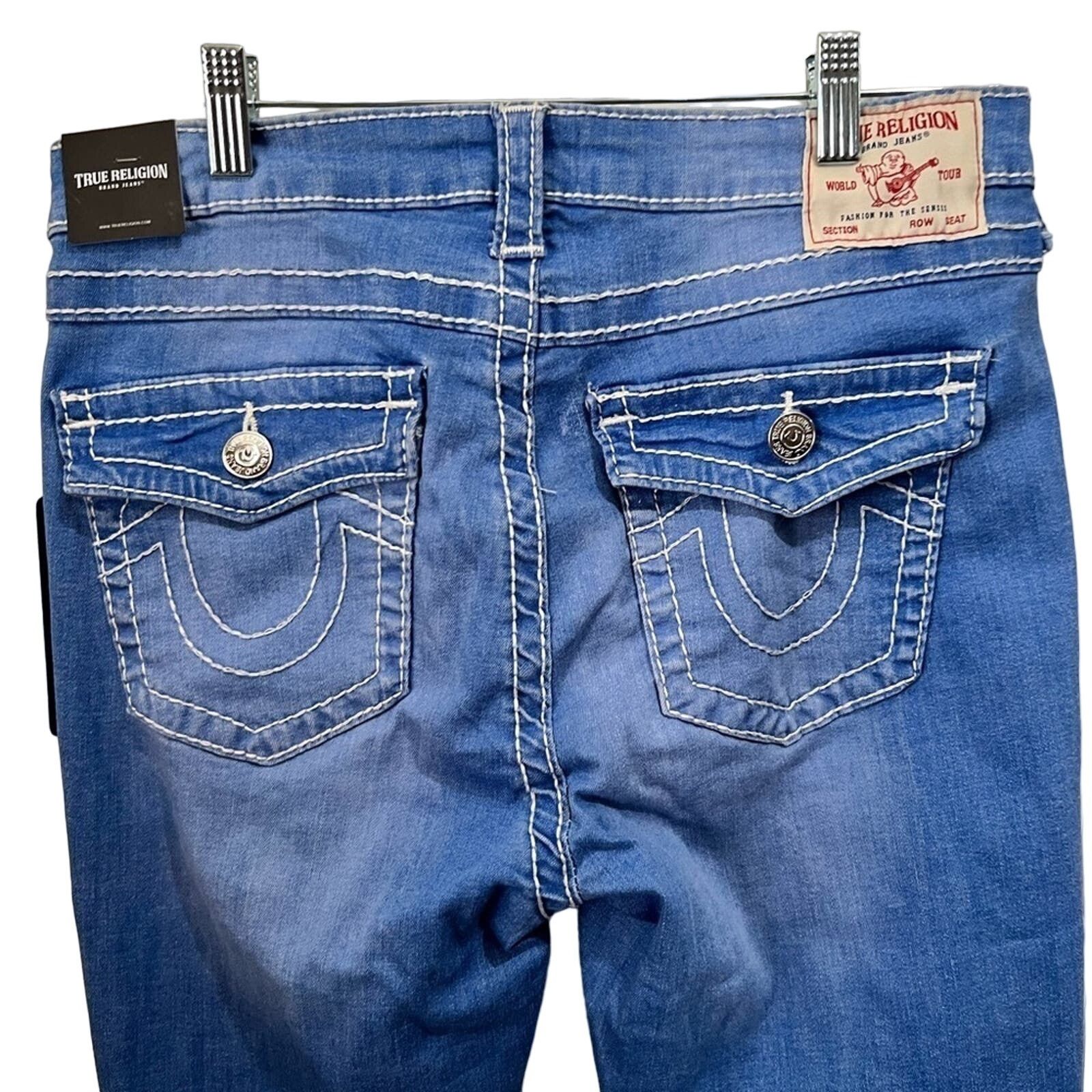 True Religion True Religion Jennie Mid Rise Curvy Skinny Jean Sz 30 NWT Size 30" / US 8 / IT 44 - 4 Thumbnail