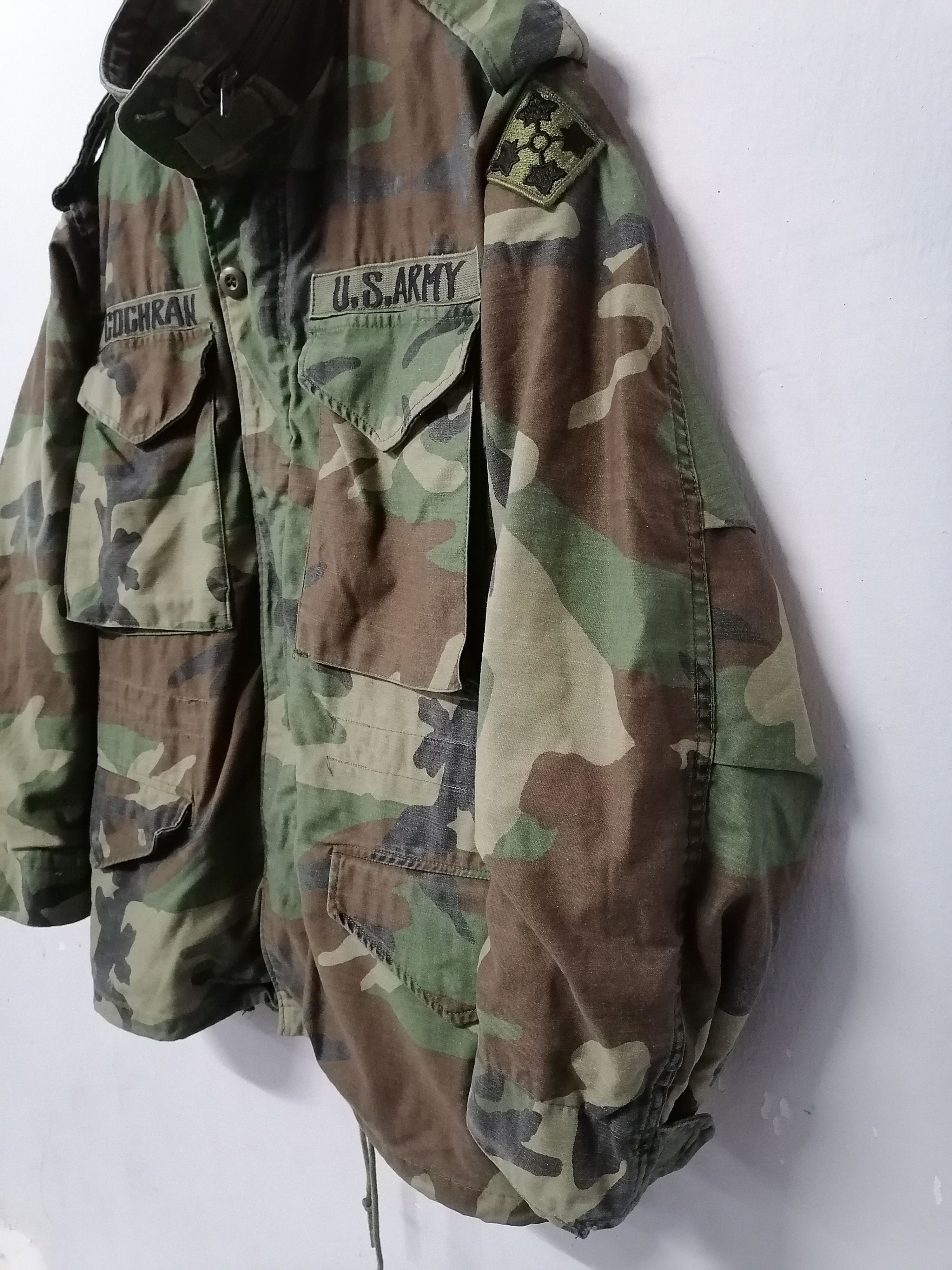 Alpha Industries 80s Alpha Industries Woodland Camouflage M65 Field Jackets Size US XS / EU 42 / 0 - 2 Thumbnail