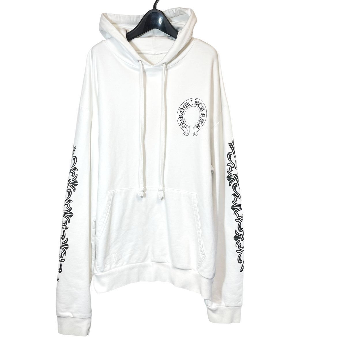 Chrome Hearts CHROME HEARTS Horseshoe Hoodie Parka White Size US XL / EU 56 / 4 - 1 Thumbnail