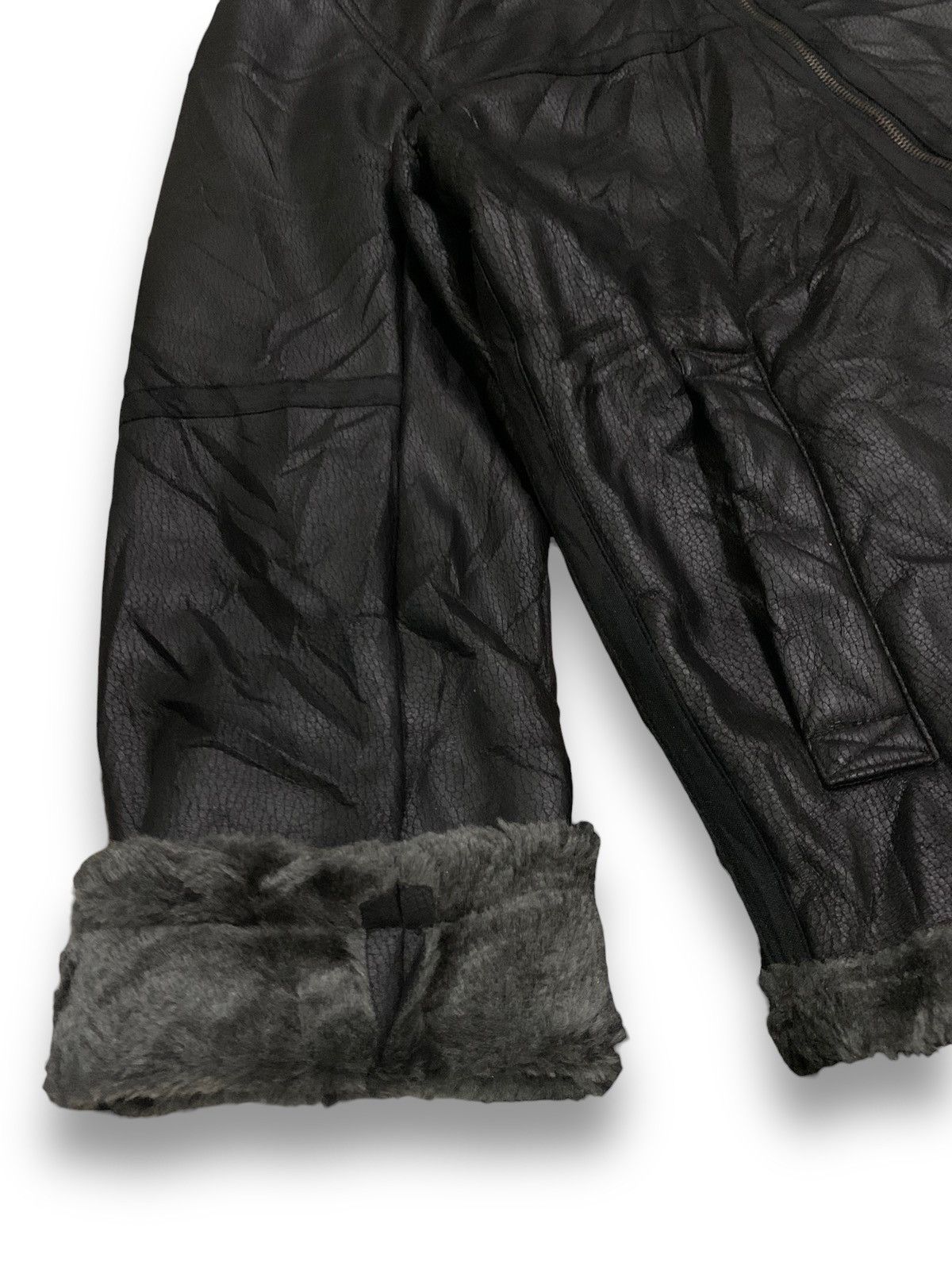 Japanese Brand Japanese Brand MFE Faux Leather Sherpa Lined B3 Jacket Size US M / EU 48-50 / 2 - 10 Thumbnail