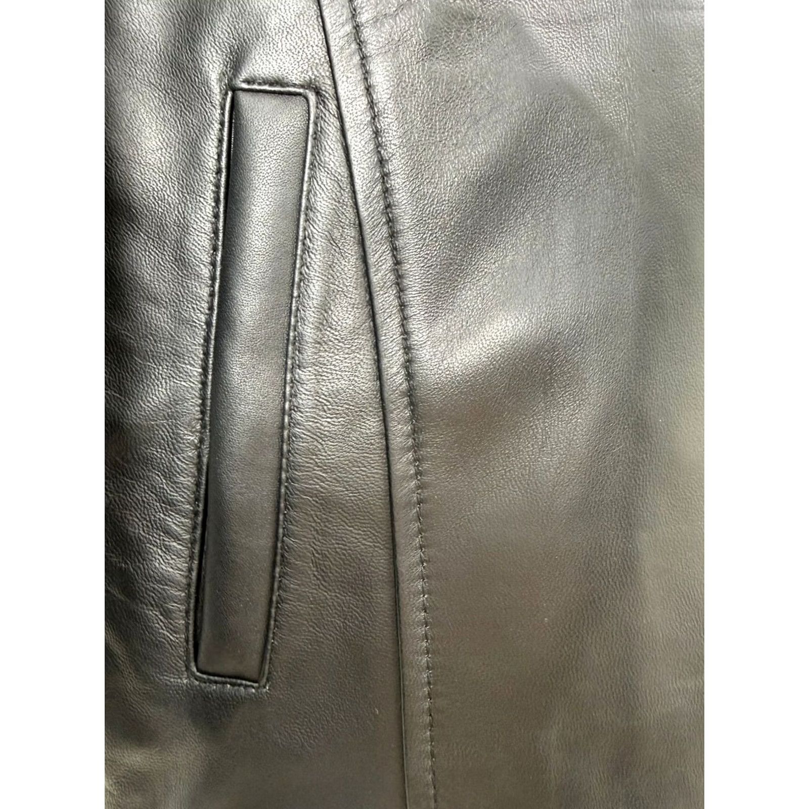 Vintage Italian Genuine Leather Jacket Premium Soft Black Size L Men's Size US L / EU 52-54 / 3 - 3 Thumbnail