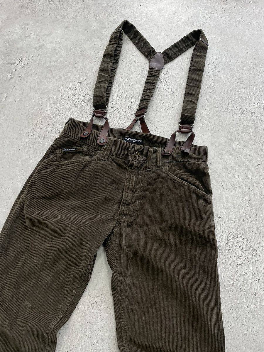 Dolce & Gabbana Dolce Gabbana corduroy velvet retro hype pants FW 2005 Size US 32 / EU 48 - 3 Thumbnail