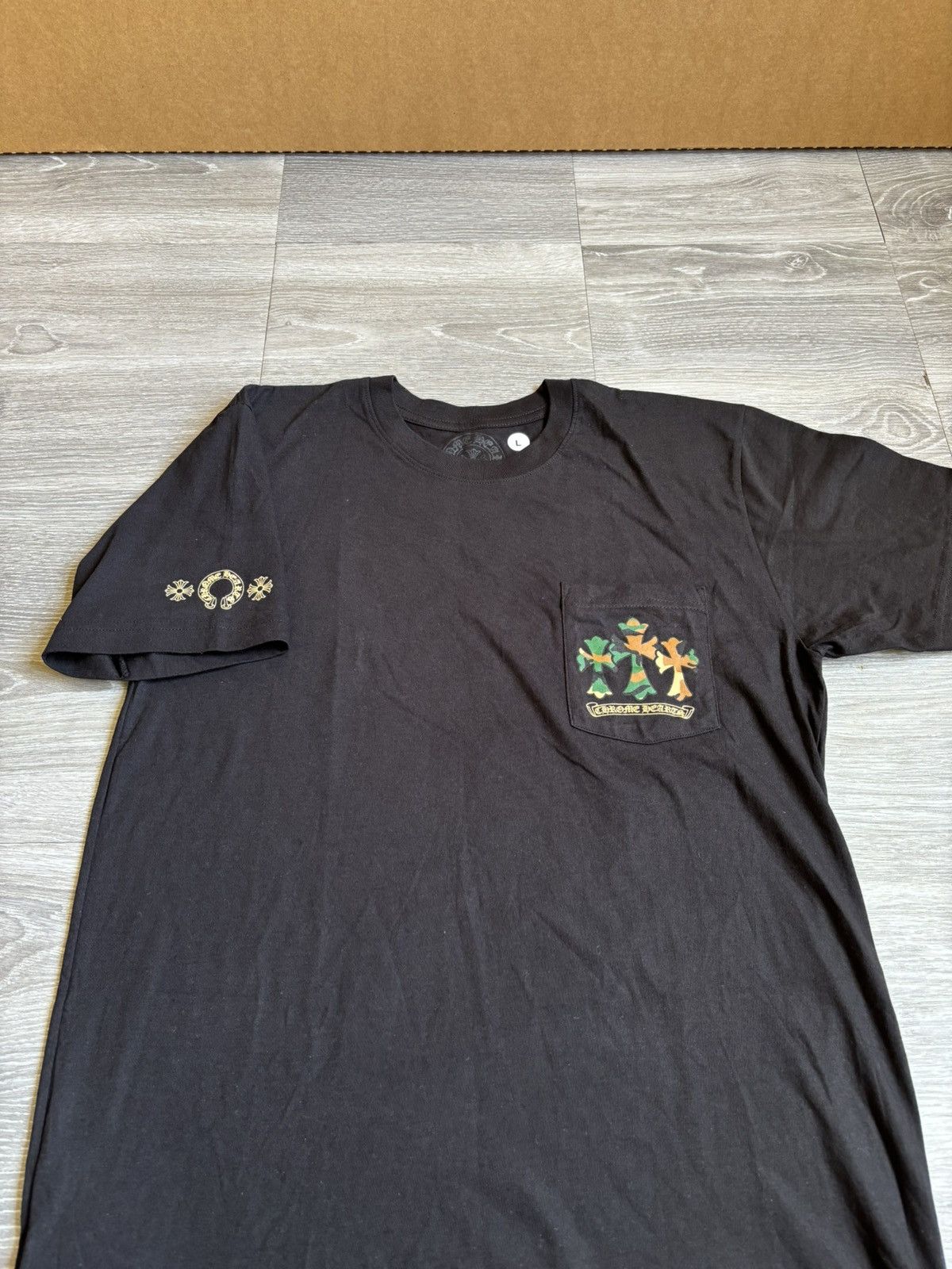 Chrome Hearts Chrome Hearts Camo Horseshoe Tee Size US L / EU 52-54 / 3 - 5 Thumbnail