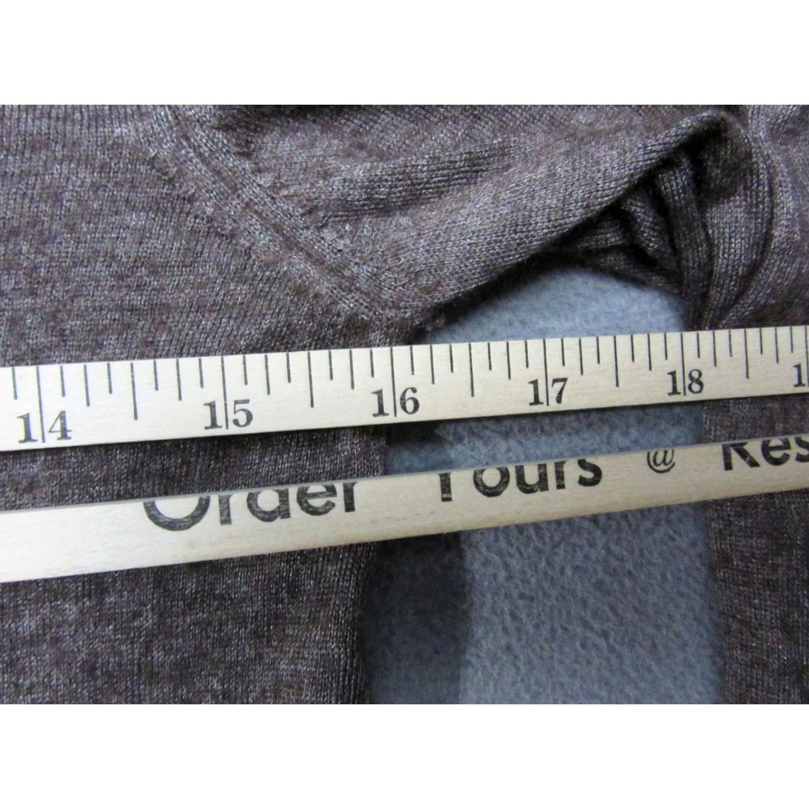 Vintage Rani Arabella Sweater Cashmere Tunic Collared Slim Italy Brown Womens Large Size L / US 10 / IT 46 - 6 Thumbnail
