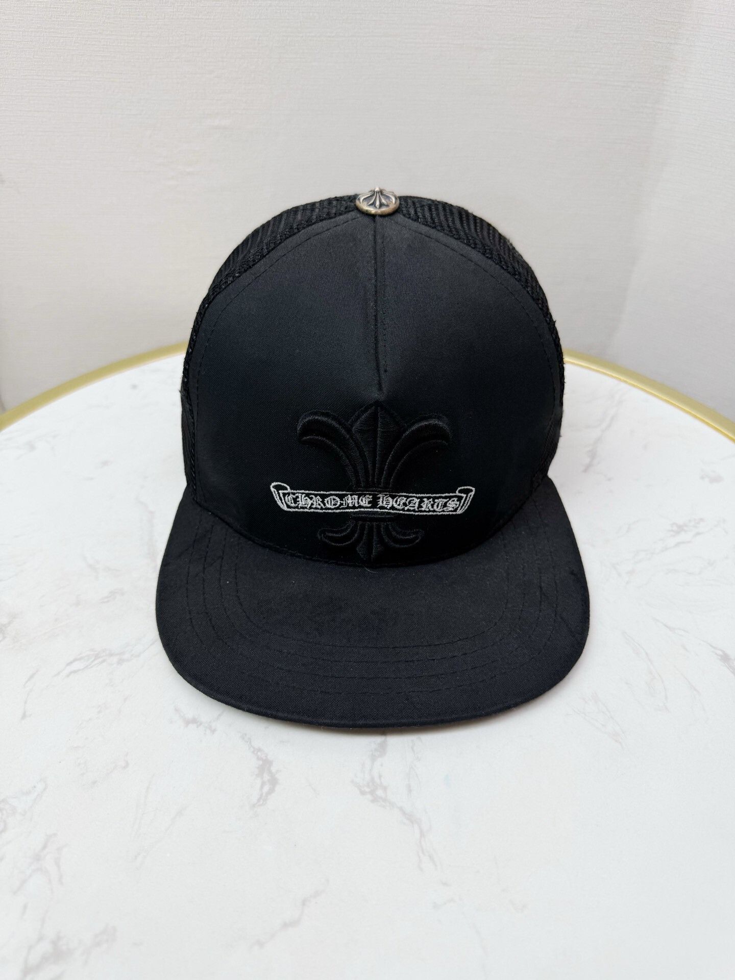 Chrome Hearts Chrome Hearts Black Embroidered Baseball Cap Size ONE SIZE - 1 Thumbnail