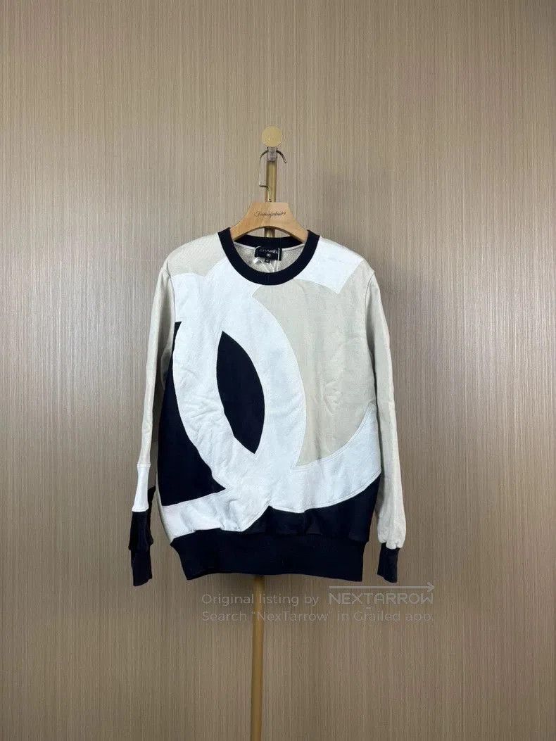 Chanel Chanel Classic Logo Colorblock Sweatshirt . Size US M / EU 48-50 / 2 - 1 Thumbnail