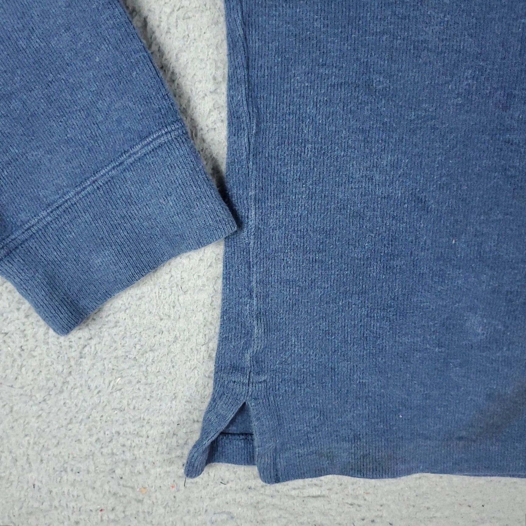 Polo Ralph Lauren VINTAGE Polo Ralph Lauren Men's Blue Quarter Zip Pony Sweater Size 2XL Knit Pullover Classic Size US XXL / EU 58 / 5 - 5 Thumbnail
