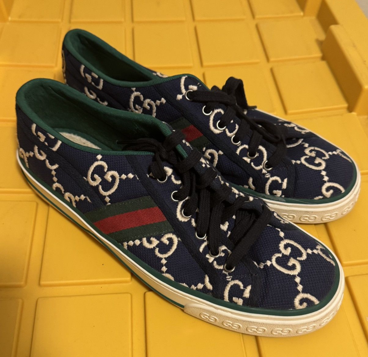 Gucci Gucci Tennis 1977 Navy Blue Size US 10 / EU 43 - 1 Thumbnail