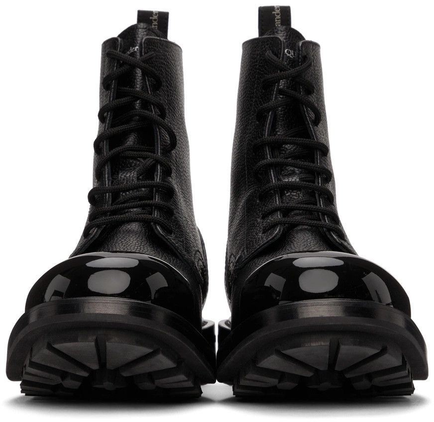 Alexander McQueen o1y1024 Ankle Boots in Black Size US 8 / EU 41 - 2 Thumbnail