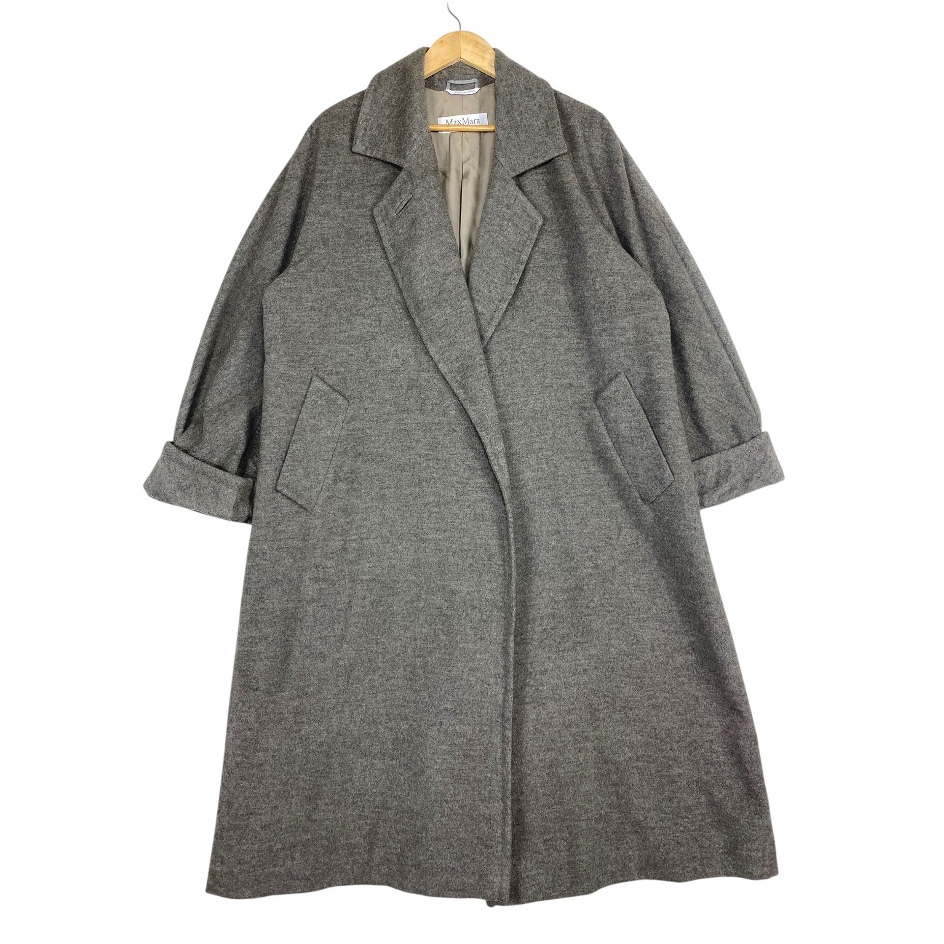Max Mara STEAL💥MAX MARA LONG COAT JACKET Size M / US 6-8 / IT 42-44 - 1 Thumbnail