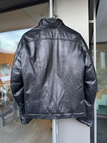 Rick Owens Calf Leather Mollino collar Puffer Jacket Size US L / EU 52-54 / 3 - 2 Thumbnail