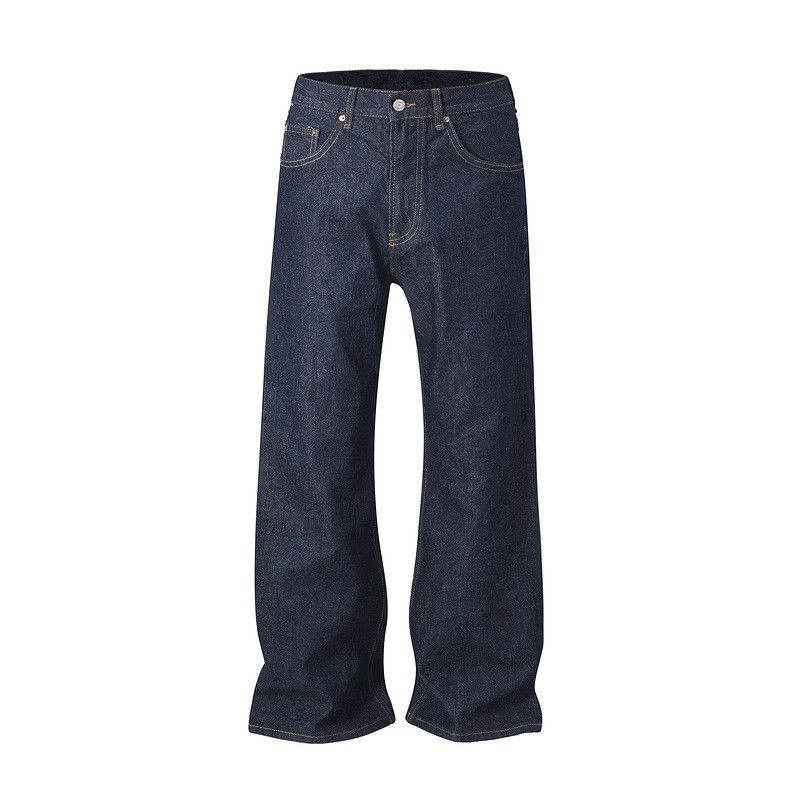 Japanese Brand × Jean High street washed loose wide-leg flared jeans Size US 32 / EU 48 - 1 Thumbnail