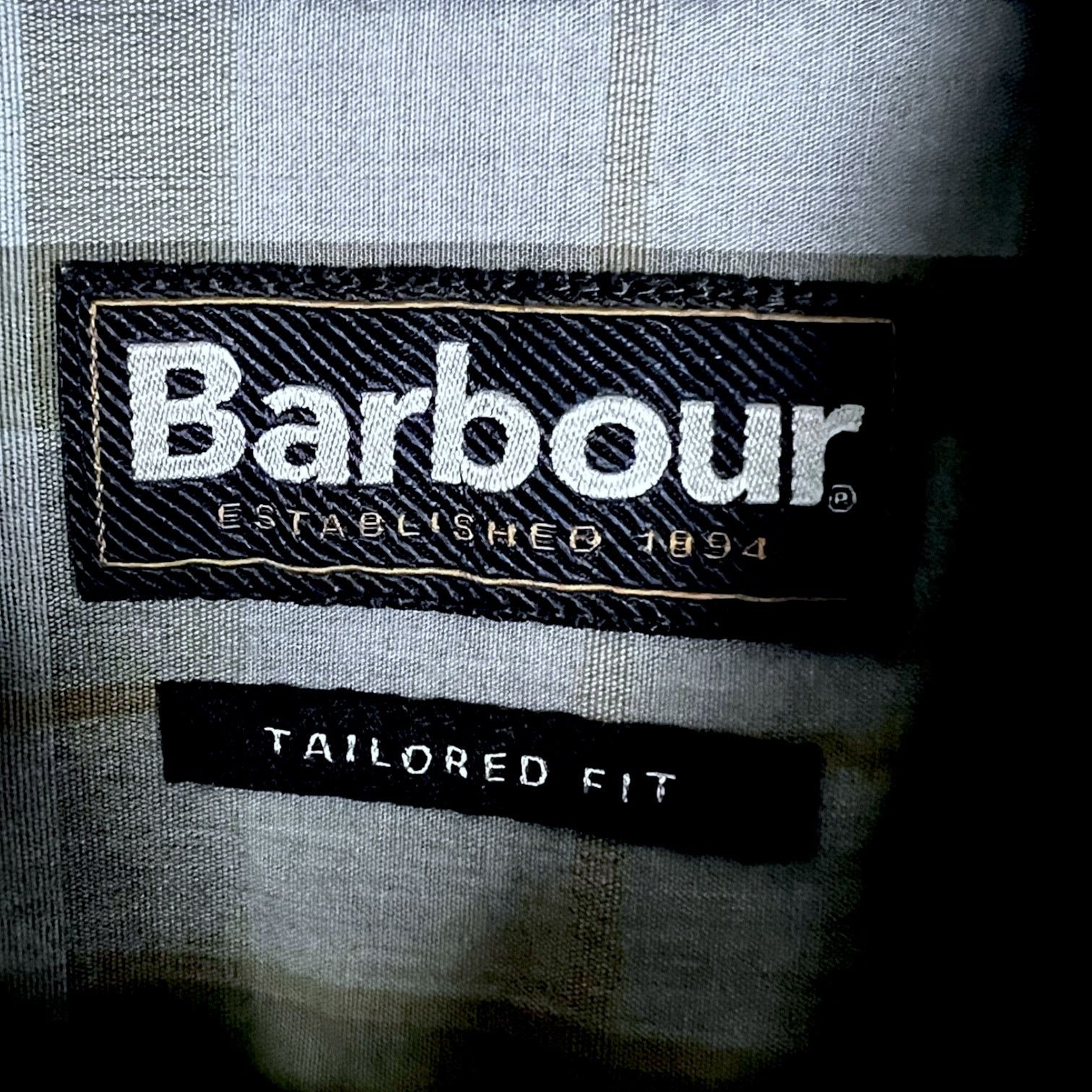 Barbour Men's Barbour Blue Gray Plaid Button Down Shirt - US M Size US M / EU 48-50 / 2 - 3 Thumbnail