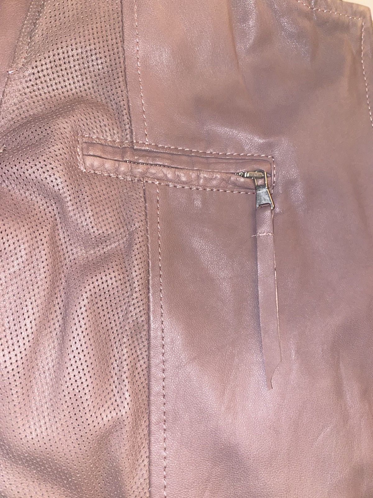 Imperial Pink Leather Jacket Size M / US 6-8 / IT 42-44 - 6 Thumbnail