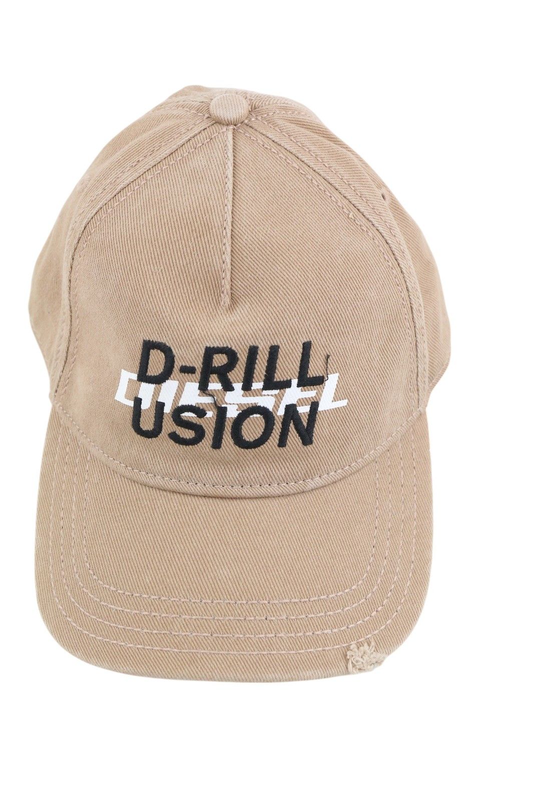 Diesel C-STONE 1 D-Rill Usion Brown Cotton Logo Cap 82766