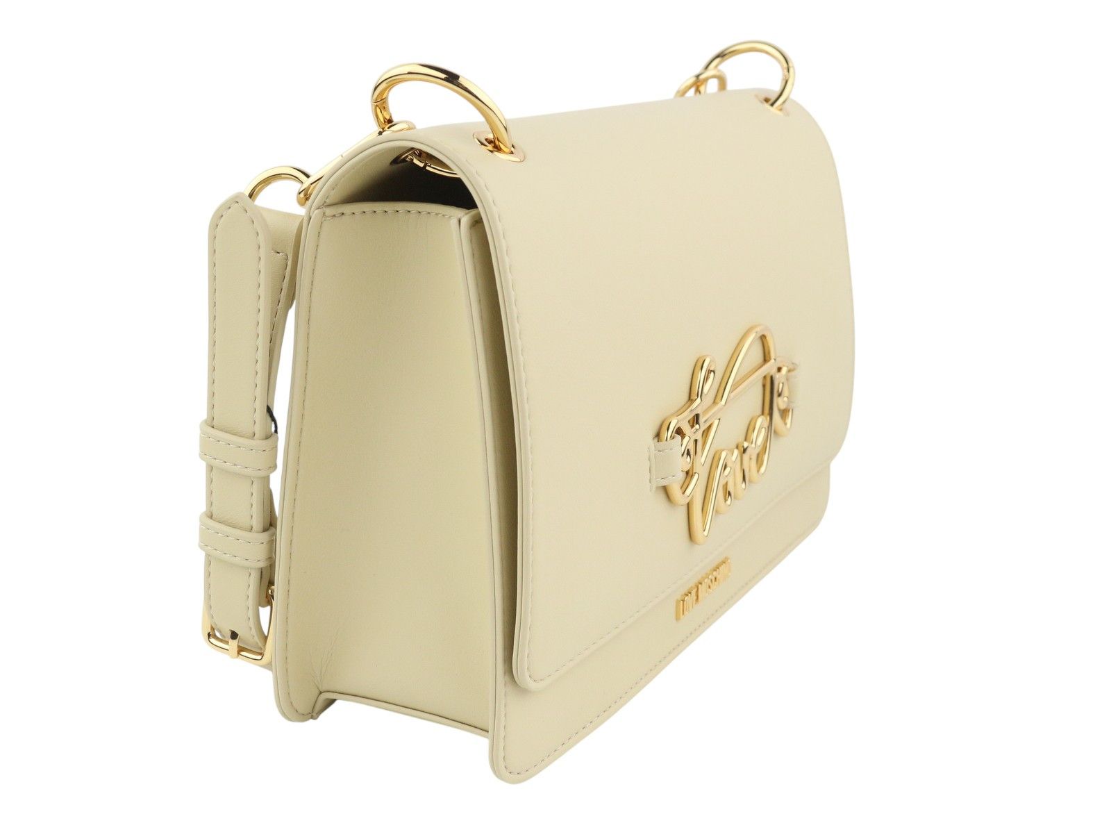 Love Moschino BORSA PU SOUL OS Beige Gold Tone Crossbody 87743 Size ONE SIZE - 6 Thumbnail