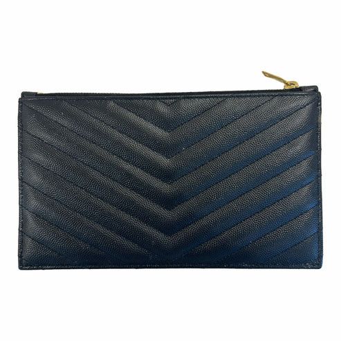 Saint Laurent Paris o1b1hav110225 Size: OS / Cassandre Matelasse Pouch in Black Size ONE SIZE - 2 Thumbnail