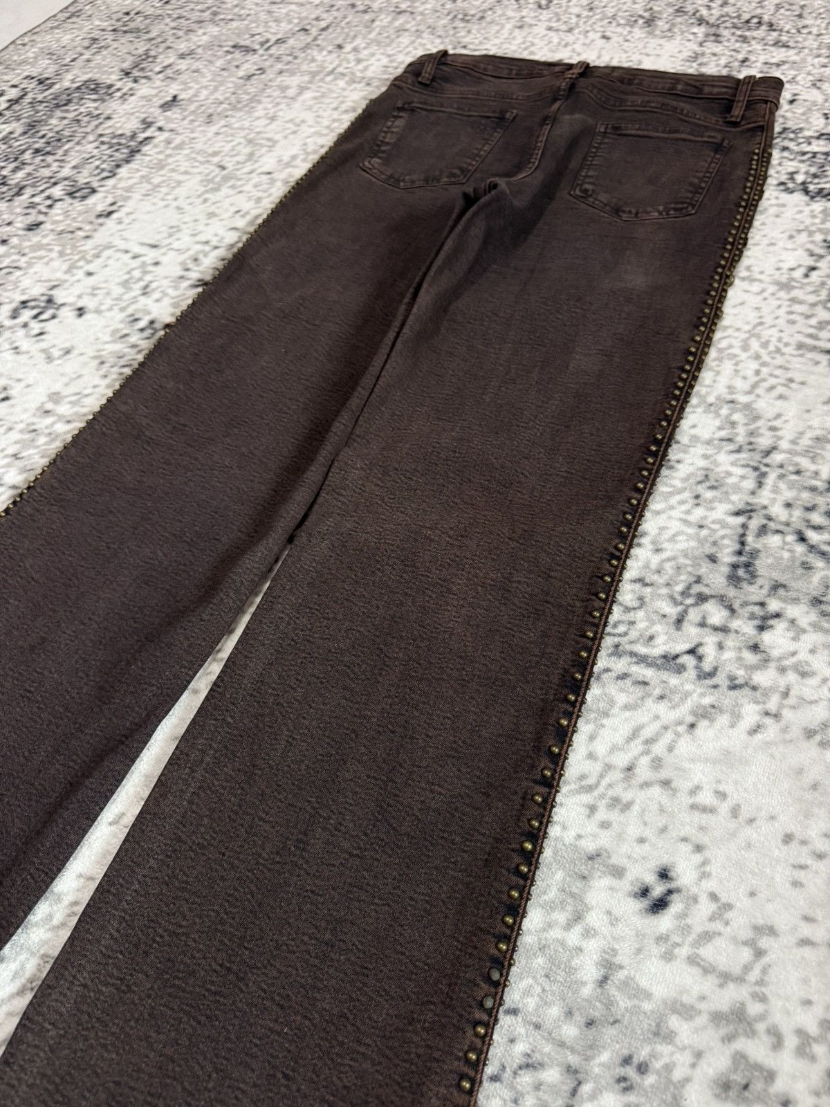 Tornado Mart Tornado Mart Style Embroidery Studded Tribal Flare Jeans Size US 28 / EU 44 - 11 Thumbnail
