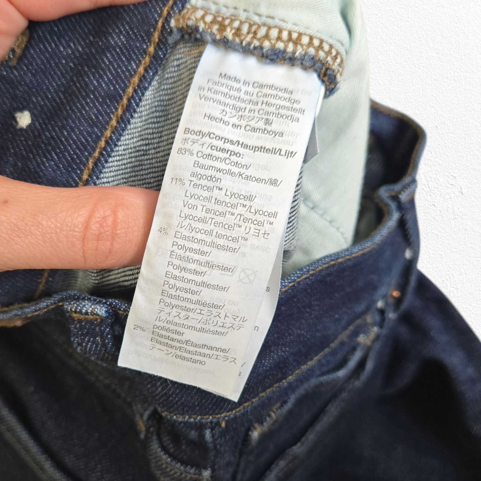 Madewell Madewell 9" Dark Wash Mid-Rise Skinny Jeans Size 24 Size 24" / US 00 / IT 34 - 6 Thumbnail