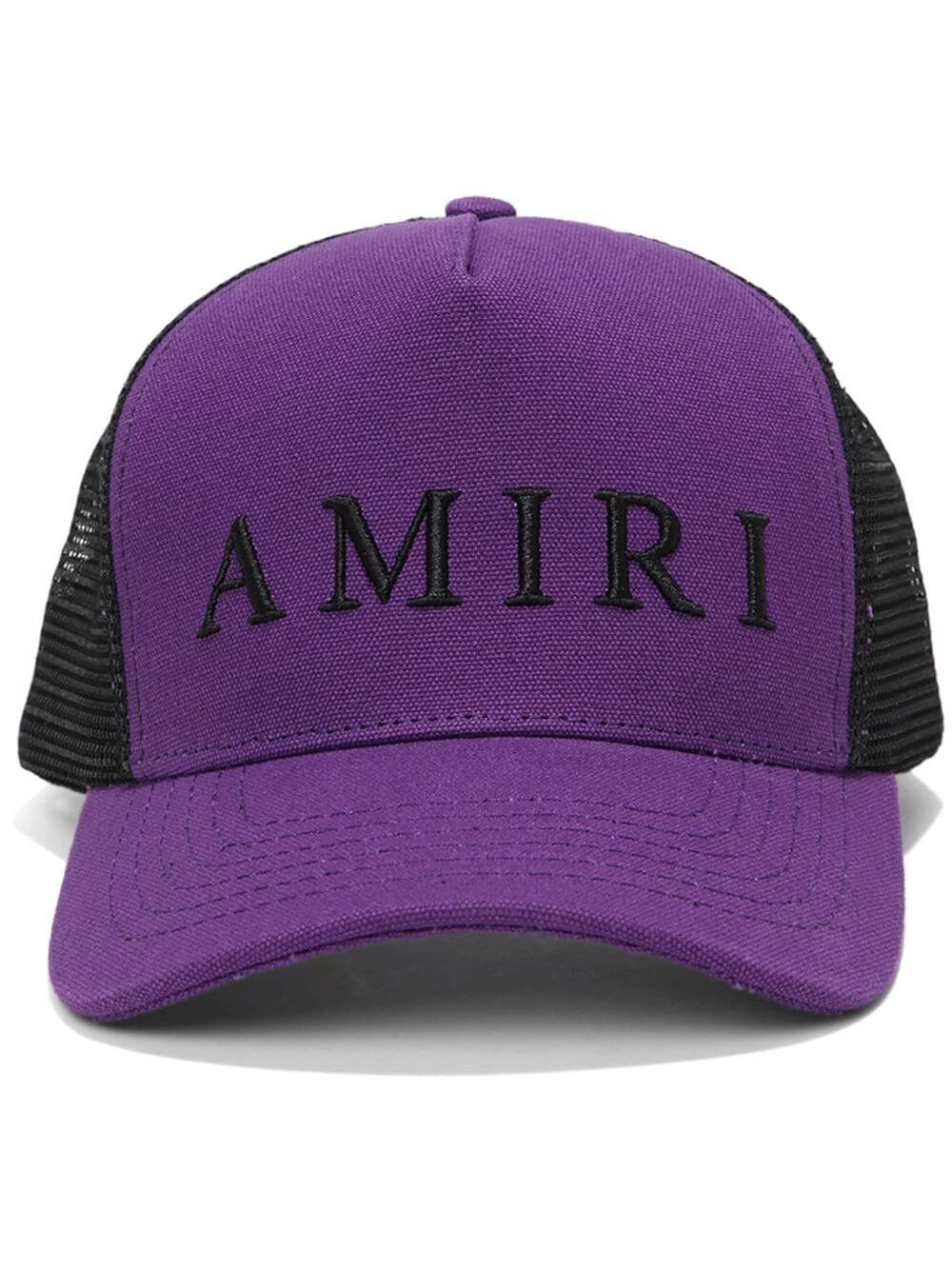 Amiri oc11z0225 Size: OS / Trucker Hat / Cap in Black/Purple Size ONE SIZE - 1 Thumbnail