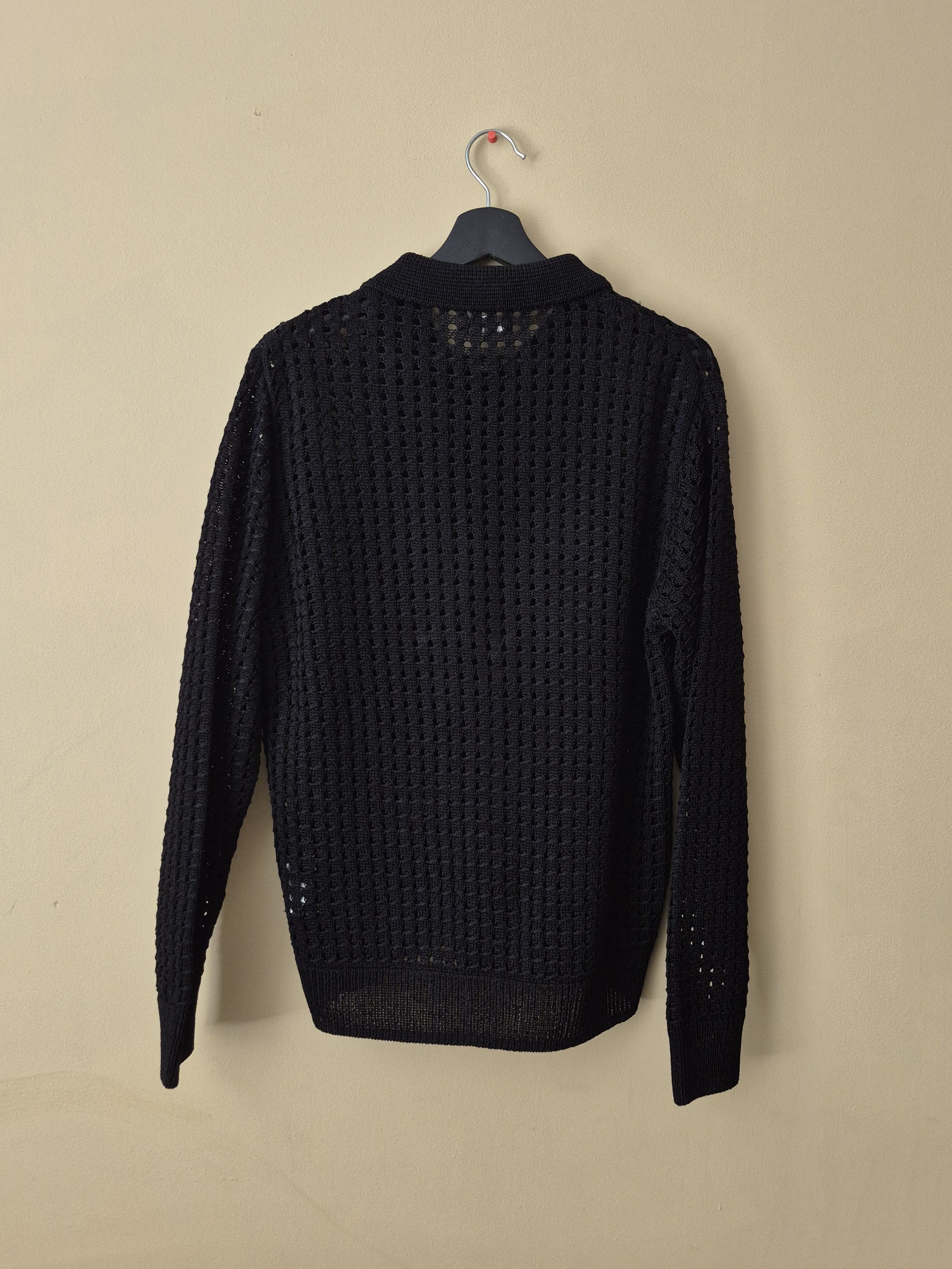 Beams Plus 5 Gauge Mesh Polo Long Sleeve Size US S / EU 44-46 / 1 - 2 Thumbnail