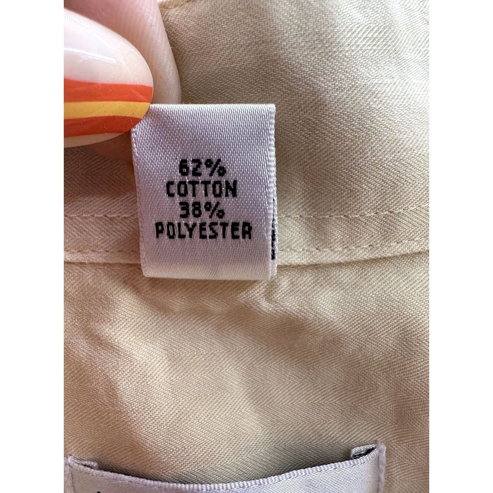 Van Heusen Van Heusen Mens Shirt Size 17 34/35 Tall Yellow Long Sleeve Button-Up Shirt Mens Regular"] Size US XL / EU 56 / 4 - 7 Thumbnail