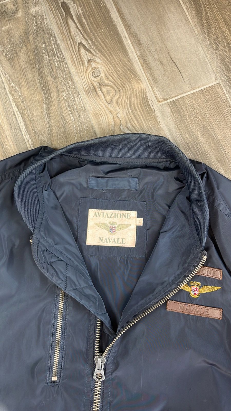Other Italian Navy Aviazione Navale nylon bomber Size US L / EU 52-54 / 3 - 6 Thumbnail