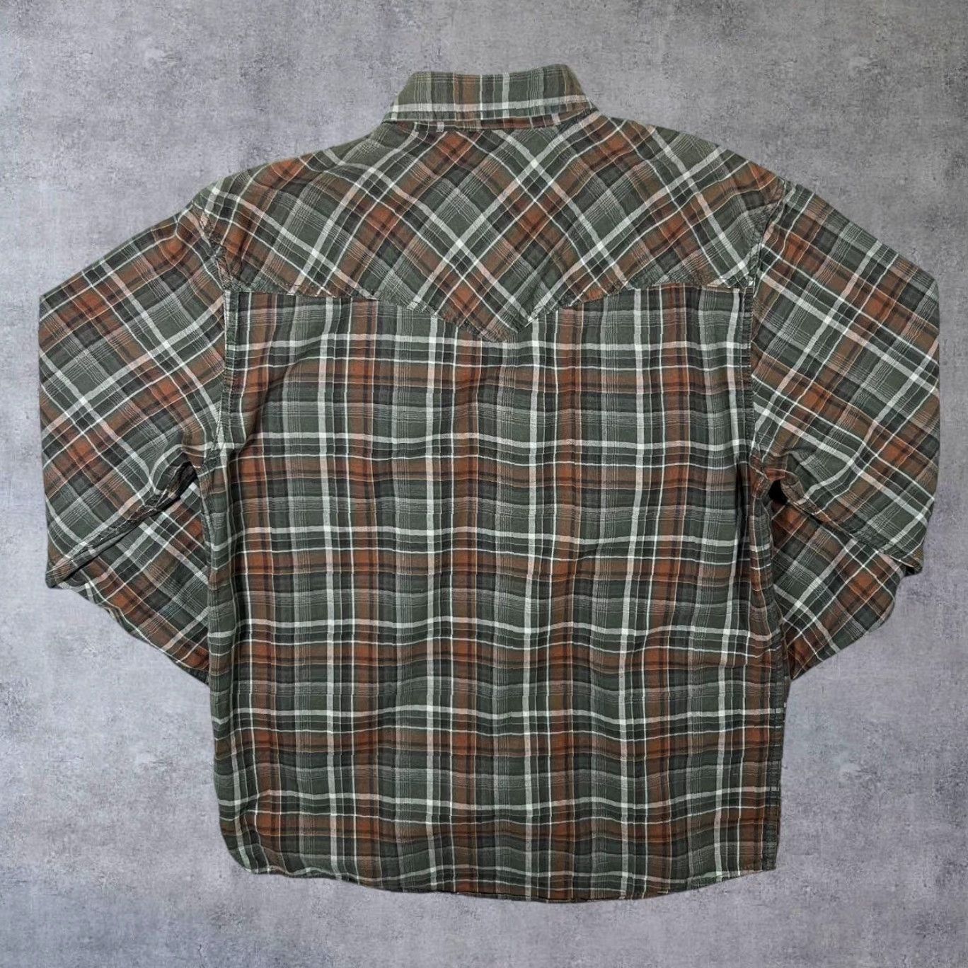 Vintage Outdoor Life Cowboy Western Plaid Check Popper Long Sleeve Shirt Small Medium Mens Shirt PDF Size US S / EU 44-46 / 1 - 2 Thumbnail
