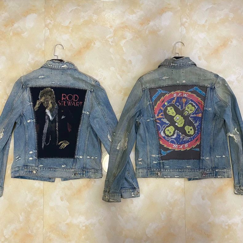 Amiri Amiri Backstab Denim Jacket Size US M / EU 48-50 / 2 - 6 Thumbnail
