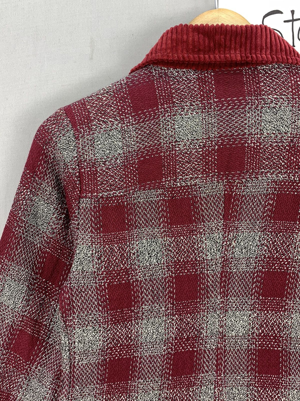 Aran Isles Knitwear Vintage Finch Australia Corduroy Collar Zipper Jacket Size XXS / US 00 / IT 34 - 13 Thumbnail